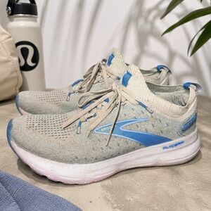 Brooks Glycerin stealth fit 20 women's size 11 running shoes light blue‎